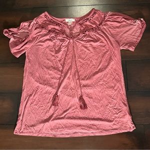 Mauve Comp Blu top sz Medium